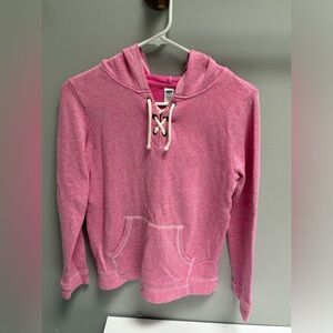 Pink sweatshirt with front pocket